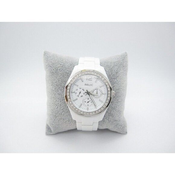 Women's Relic Quartz 50m WR Analog 44mm Dial Causal Round Watch (E396) - Picture 4 of 10